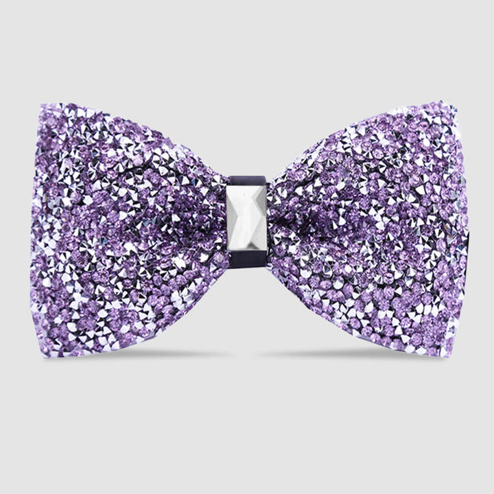 Papillon da uomo con cristalli e stelle scintillanti