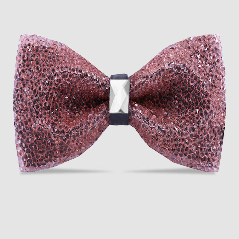 Papillon da uomo con cristalli e stelle scintillanti