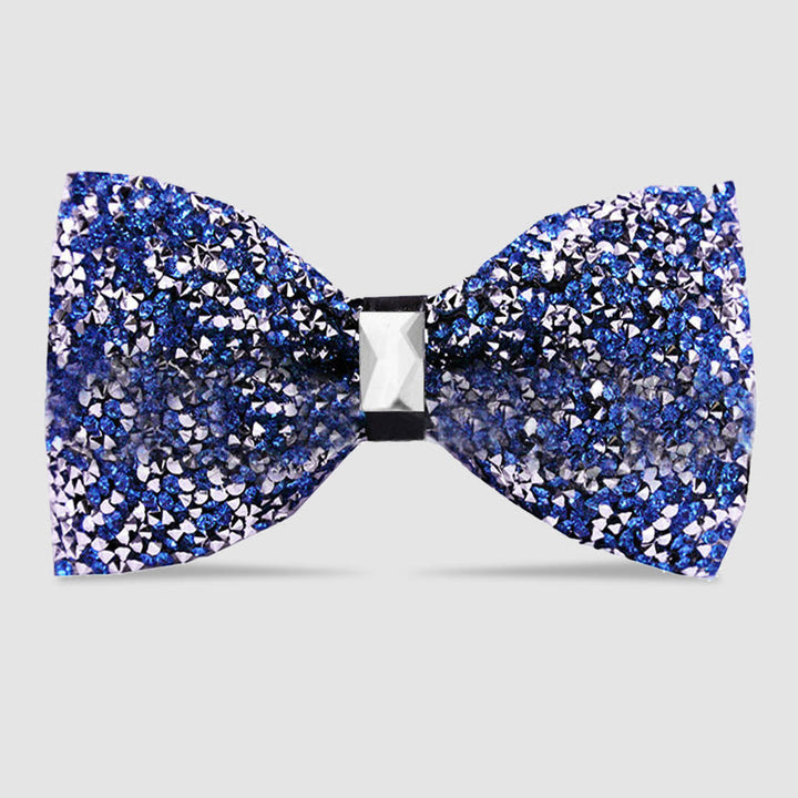 Papillon da uomo con cristalli e stelle scintillanti