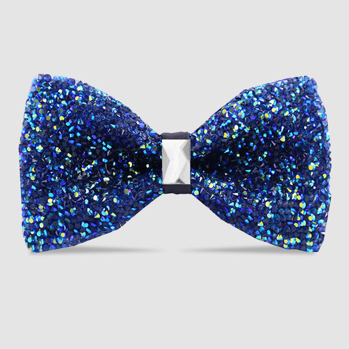 Papillon da uomo con cristalli e stelle scintillanti