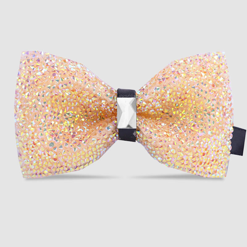 Papillon da uomo con cristalli e stelle scintillanti