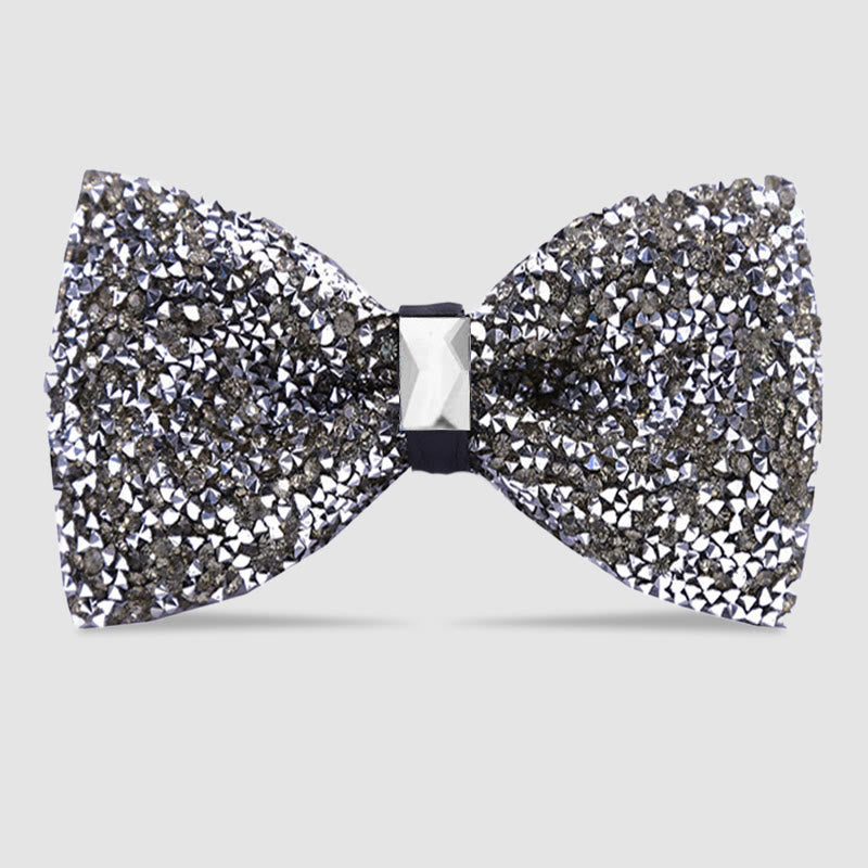 Papillon da uomo con cristalli e stelle scintillanti