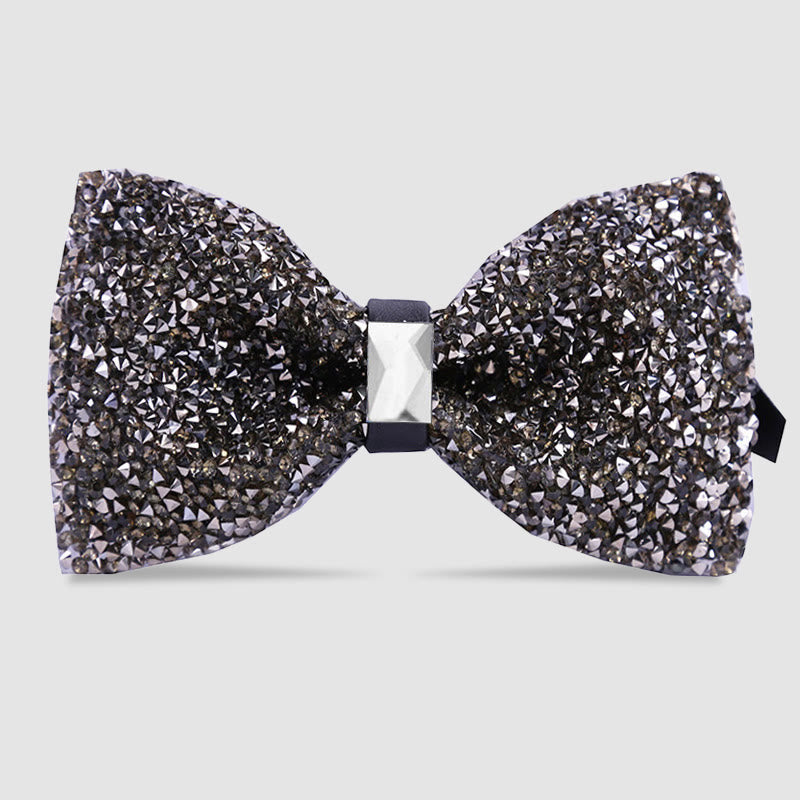 Papillon da uomo con cristalli e stelle scintillanti
