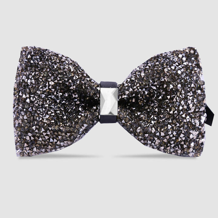 Papillon da uomo con cristalli e stelle scintillanti