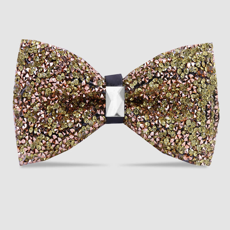 Papillon da uomo con cristalli e stelle scintillanti