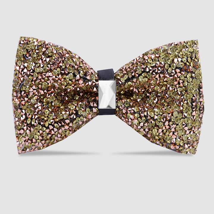 Papillon da uomo con cristalli e stelle scintillanti