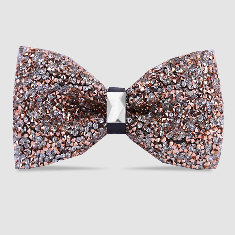 Papillon da uomo con cristalli e stelle scintillanti