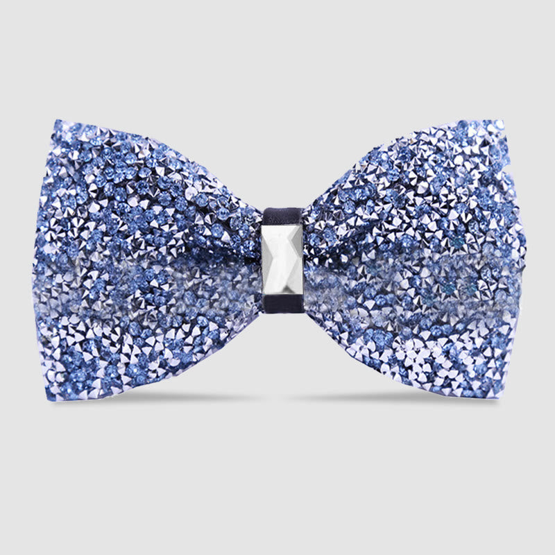 Papillon da uomo con cristalli e stelle scintillanti