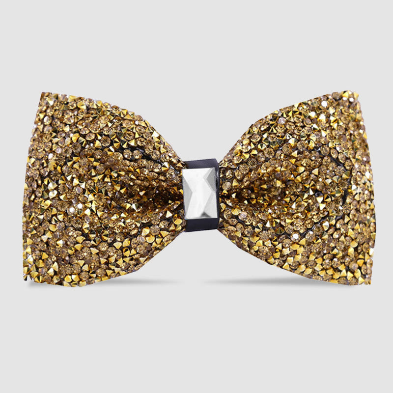 Papillon da uomo con cristalli e stelle scintillanti