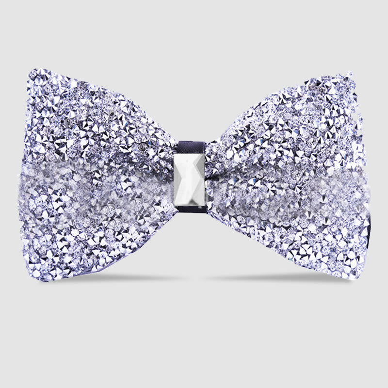 Papillon da uomo con cristalli e stelle scintillanti