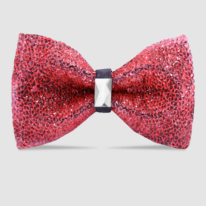 Papillon da uomo con cristalli e stelle scintillanti