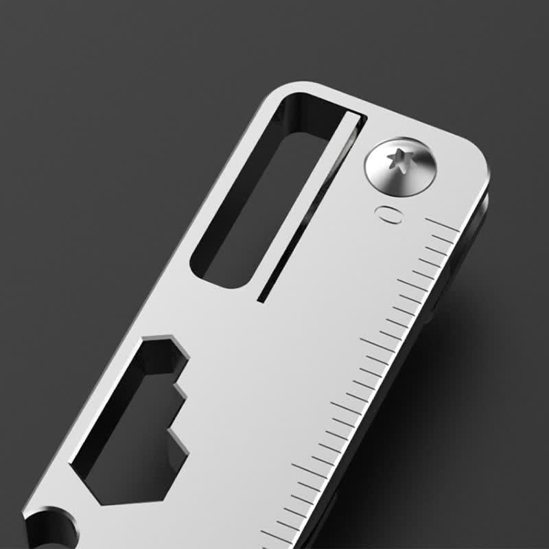 Portachiavi mini coltello pieghevole multifunzionale EDC-Tool 9 in 1
