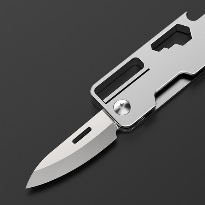 Portachiavi mini coltello pieghevole multifunzionale EDC-Tool 9 in 1