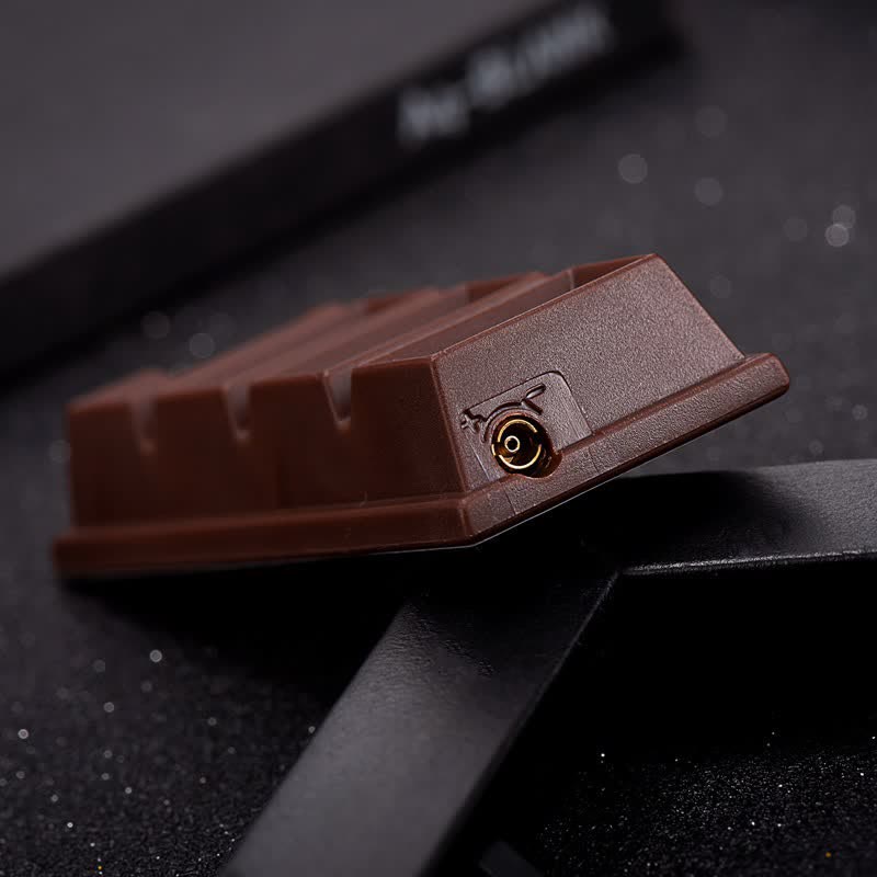 Accendino a butano creativo e divertente con aspetto di cioccolato