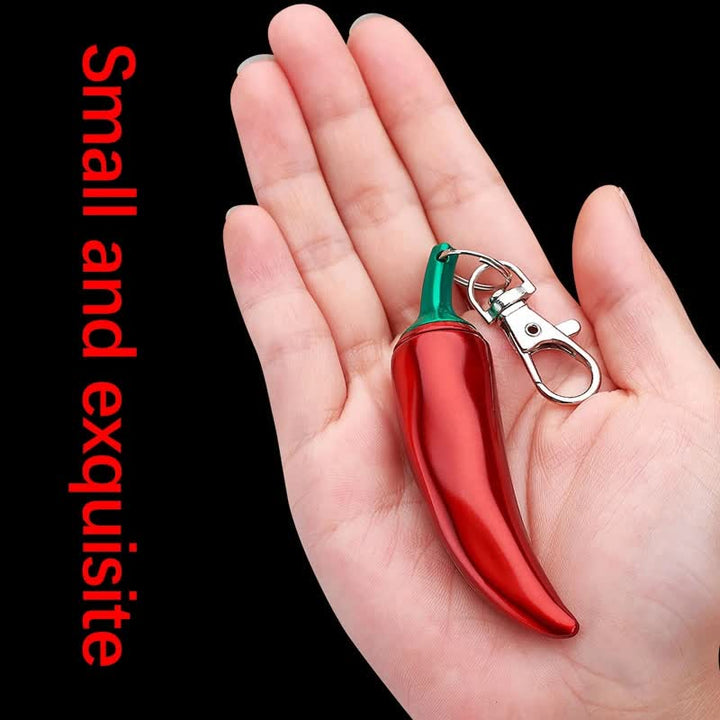 Portachiavi con accendino a cherosene a forma di peperoncino con fiammifero permanente