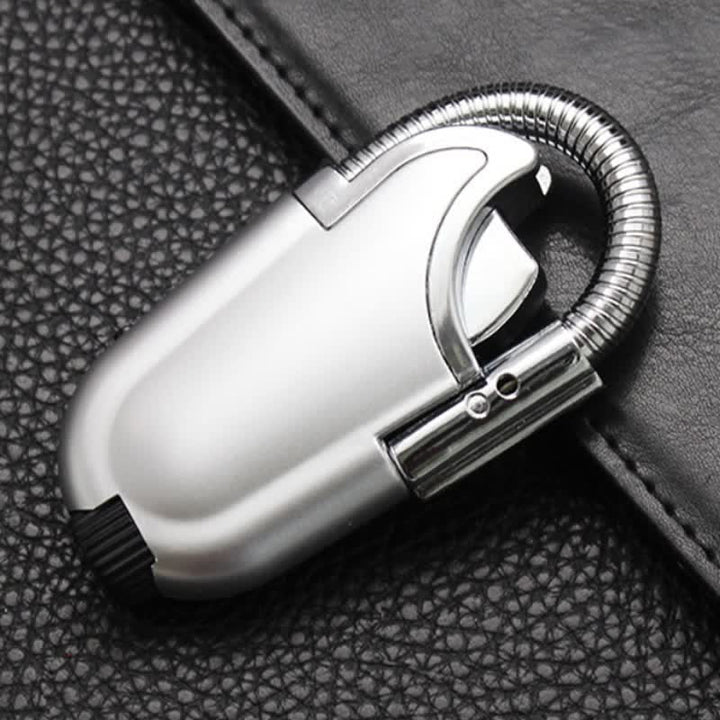 Accendino a butano con torcia LED a tubo di accensione lungo e flessibile