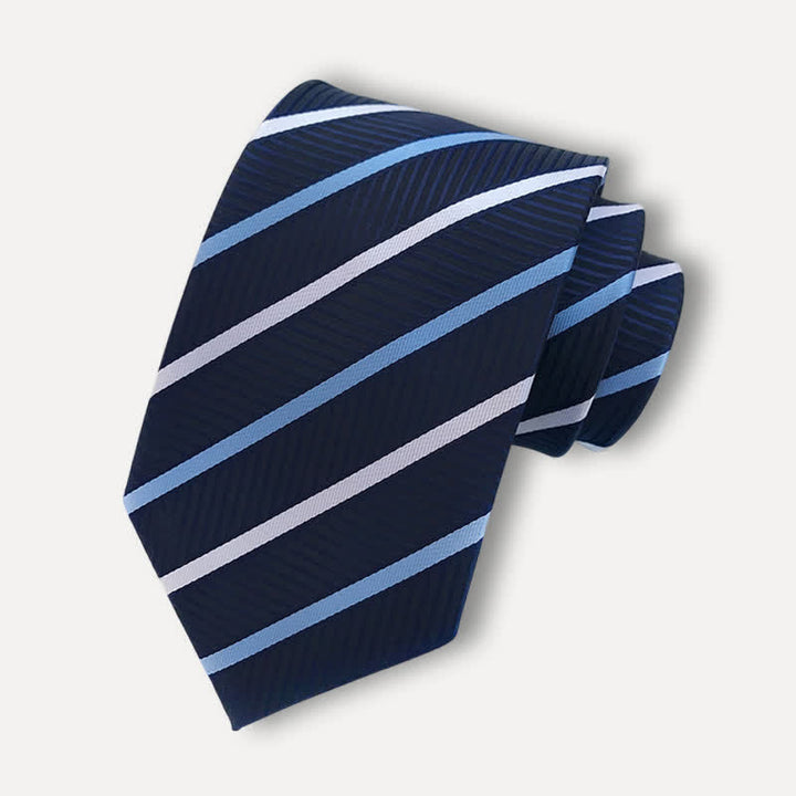 Cravatta a righe da uomo MidnightBlue Business