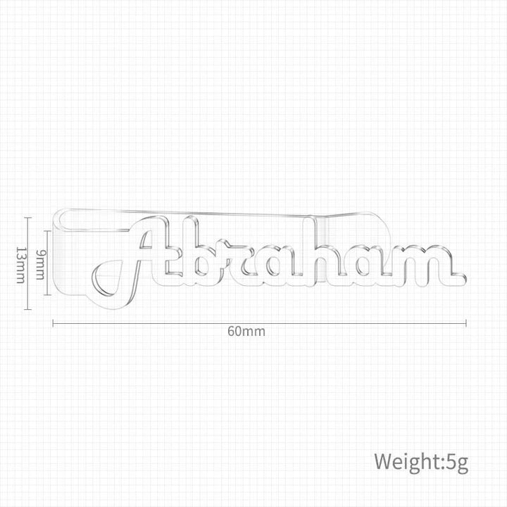Fermacravatta in metallo per matrimoni aziendali personalizzabile con il tuo nome - image 3