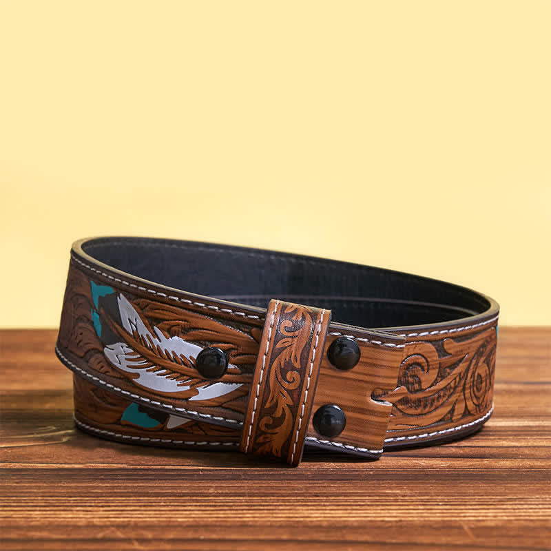 Cintura in pelle con fibbia fai da te con nome personalizzato Infinity Note