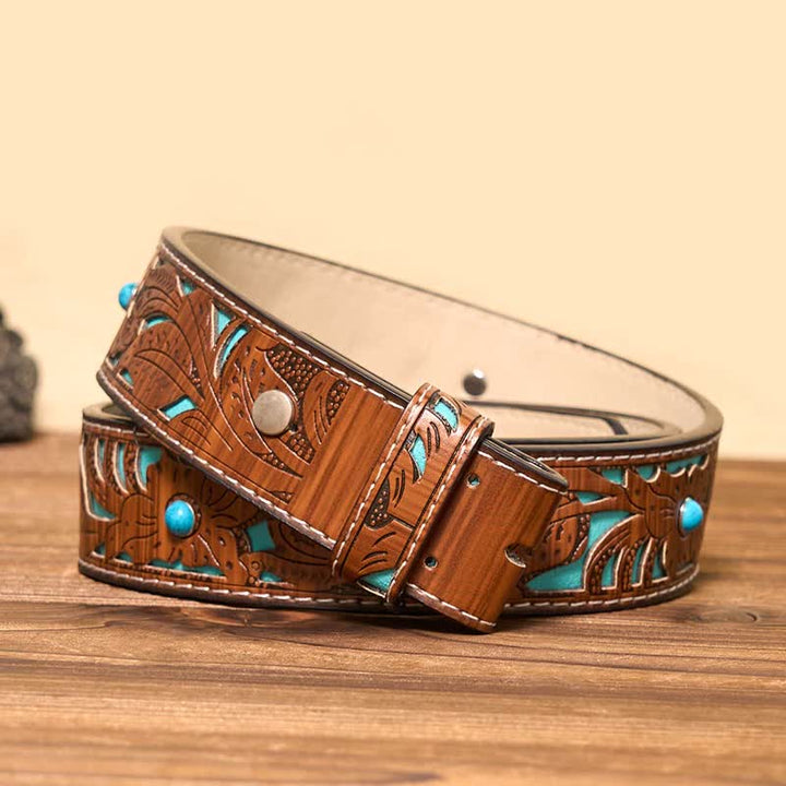 Cintura in pelle con fibbia fai da te con nome personalizzato Infinity Note