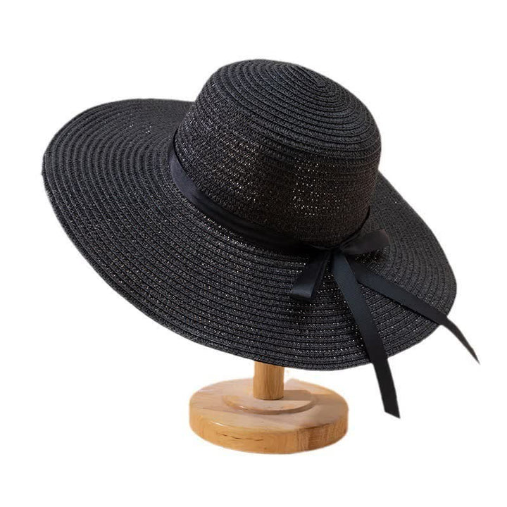 Cappello da spiaggia in paglia Fedora personalizzato con nome da donna