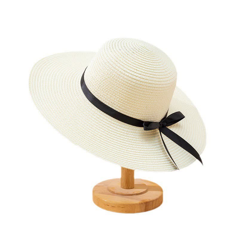 Cappello da spiaggia in paglia Fedora personalizzato con nome da donna