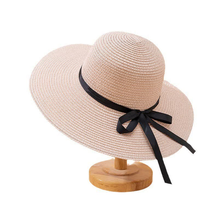 Cappello da spiaggia in paglia Fedora personalizzato con nome da donna