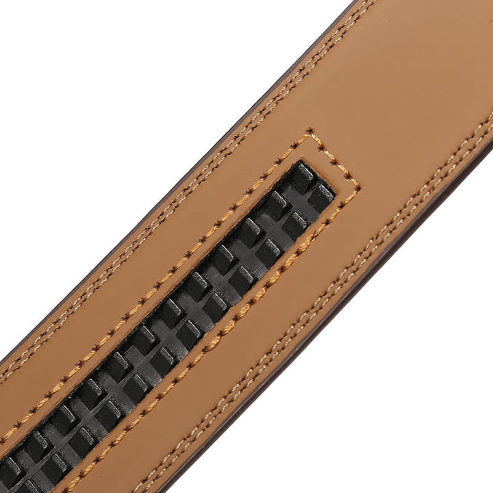 Cintura in pelle con fibbia automatica fai da te personalizzata, idea regalo nera - image 9