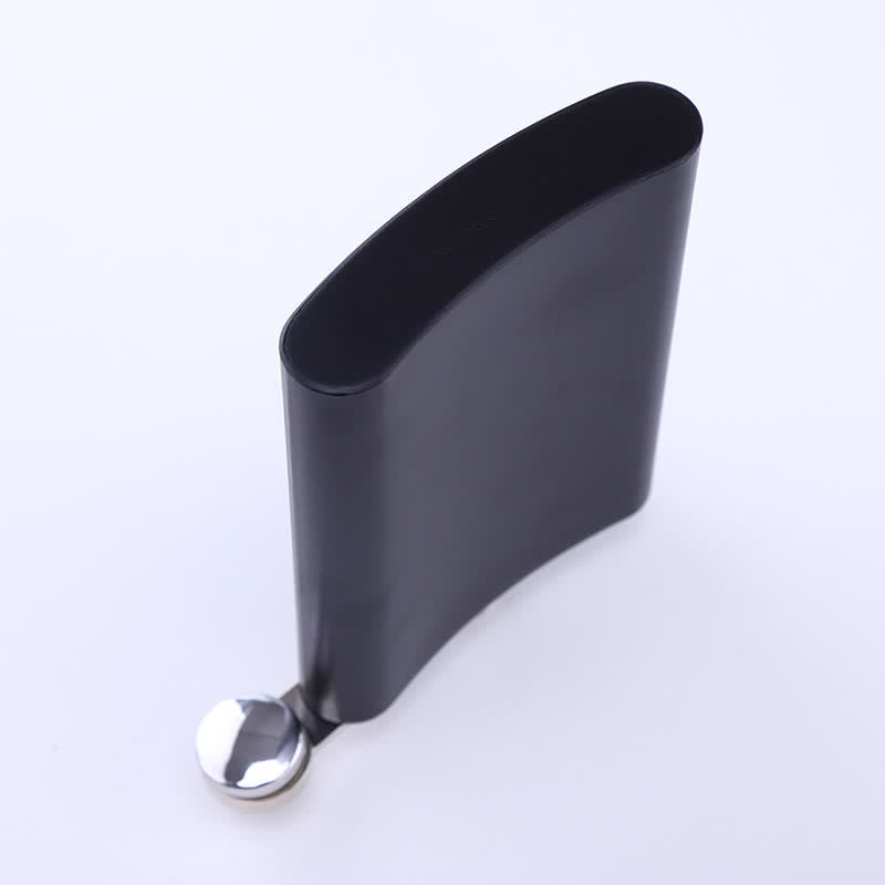 Set regalo personalizzato di 4 fiaschette Noble da 8 oz in tazza nera