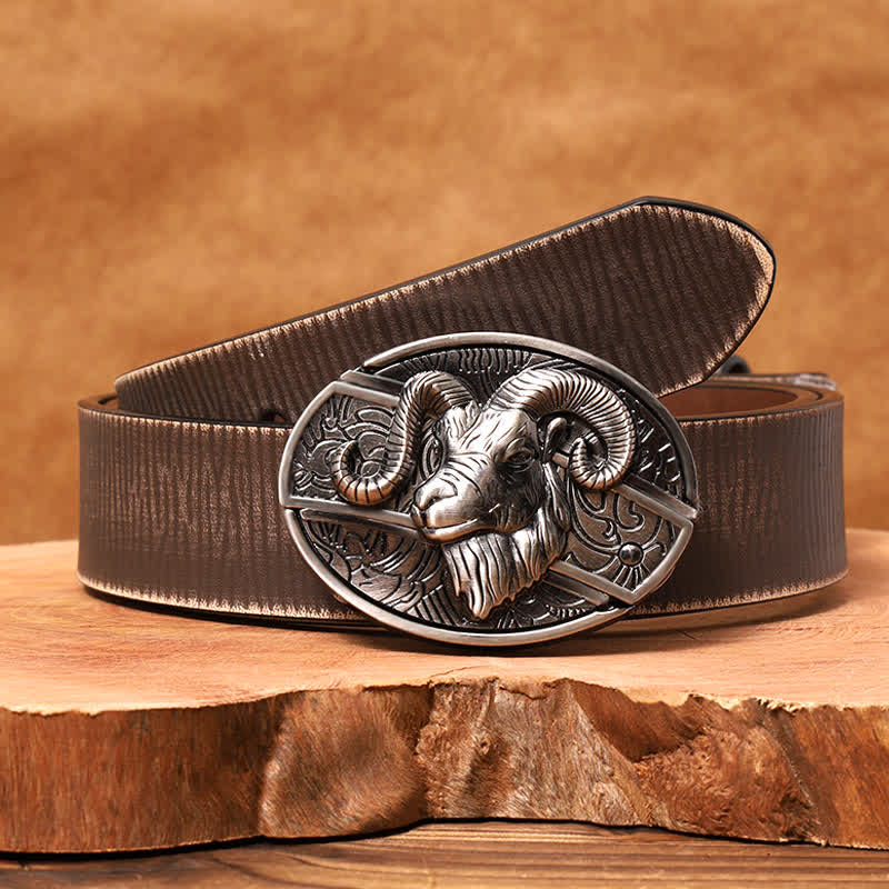 Cintura in pelle con coltello pieghevole nascosto in capra fai da te da uomo