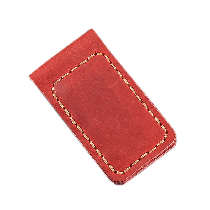 Fermasoldi magnetico in pelle con nome personalizzato, idea regalo per matrimonio