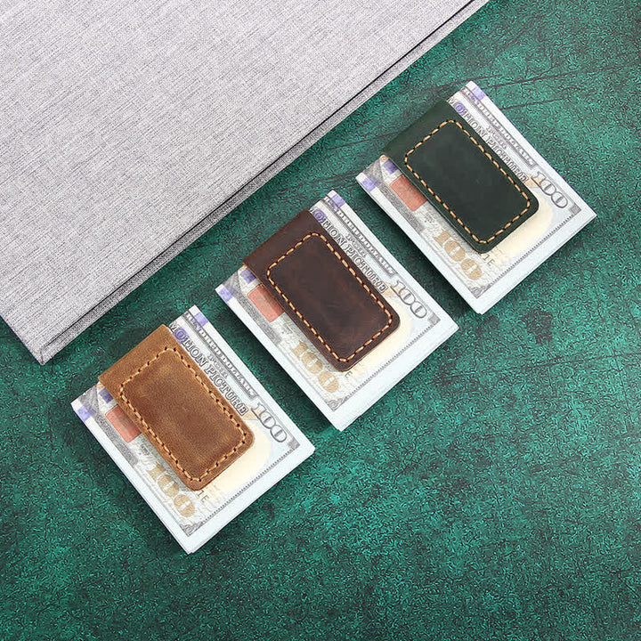 Fermasoldi magnetico in pelle con nome personalizzato, idea regalo per matrimonio - image 6