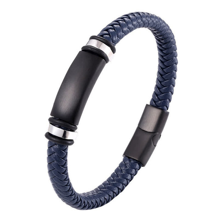Idea regalo per anniversario con braccialetto in pelle PU con nome personalizzato