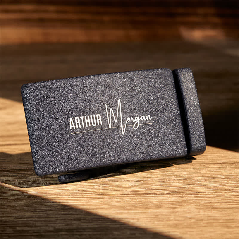 Idea regalo personalizzata Cintura in pelle con fibbia automatica fai da te personalizzata - image 12