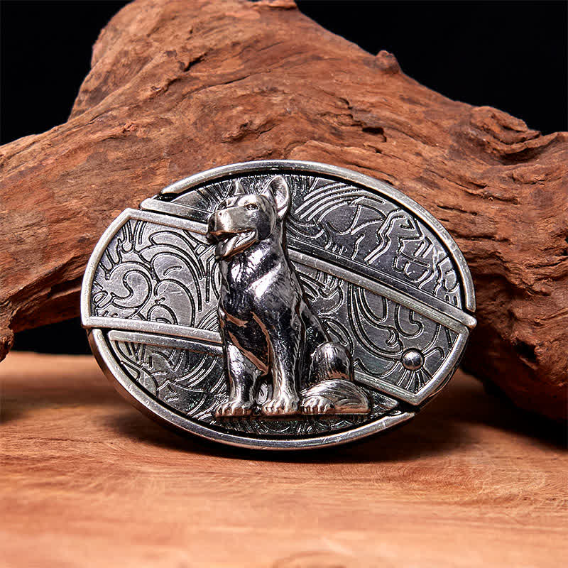 Cintura in pelle con coltello pieghevole nascosto fai da te Loyal Dog da uomo - Cane fedele - Senza cintura - Cintura non inclusa - image 0