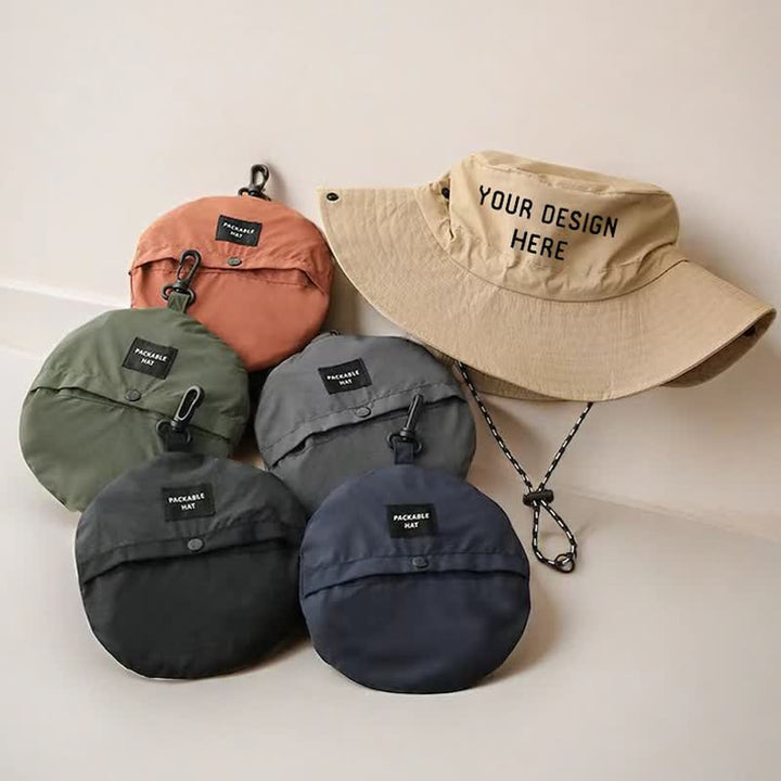 Cappello da campeggio e alpinismo pieghevole con protezione anti-UV