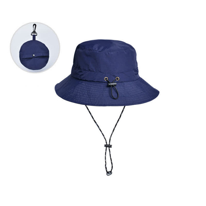 Cappello da campeggio e alpinismo pieghevole con protezione anti-UV - Marina - Regolabile (21 5/8"-22 7/8") - image 6