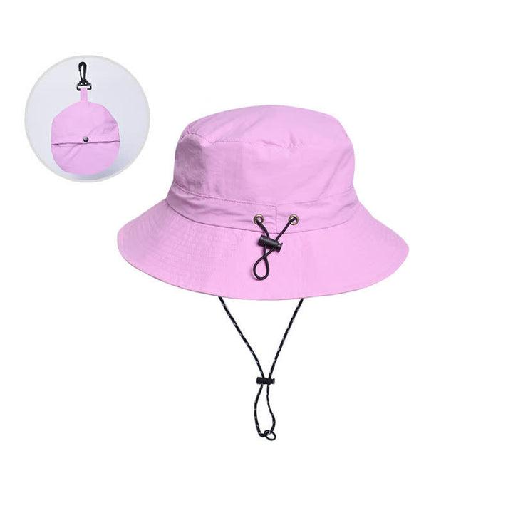 Cappello da campeggio e alpinismo pieghevole con protezione anti-UV - Viola - Regolabile (21 5/8"-22 7/8") - image 14