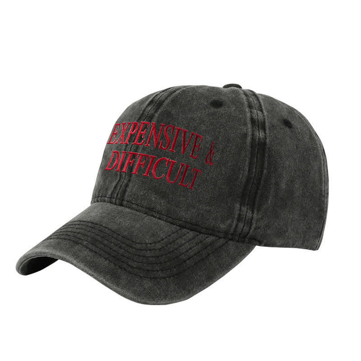Cappellino da baseball regolabile ricamato costoso e difficile