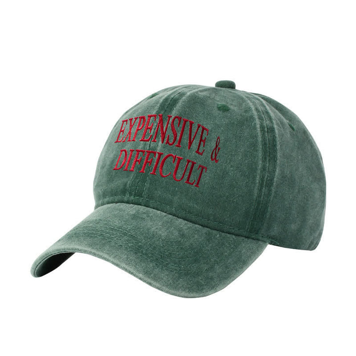 Cappellino da baseball regolabile ricamato costoso e difficile