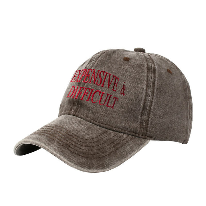 Cappellino da baseball regolabile ricamato costoso e difficile