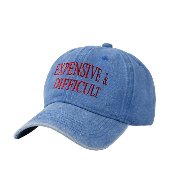 Cappellino da baseball regolabile ricamato costoso e difficile