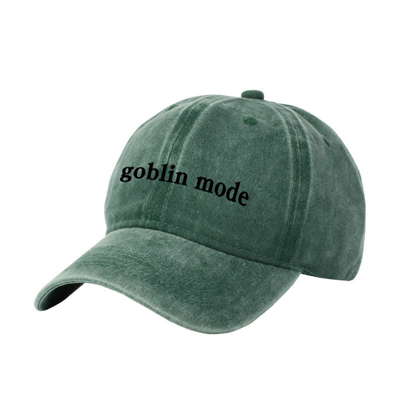Cappellino da baseball regolabile ricamato Goblin Mode