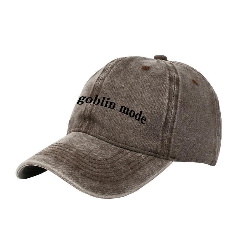 Cappellino da baseball regolabile ricamato Goblin Mode