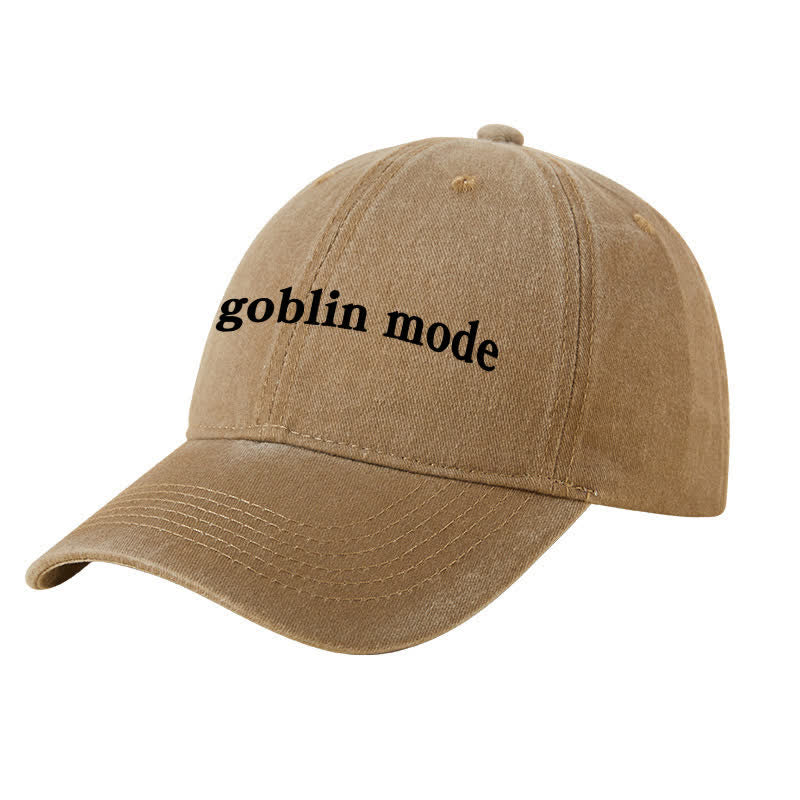 Cappellino da baseball regolabile ricamato Goblin Mode