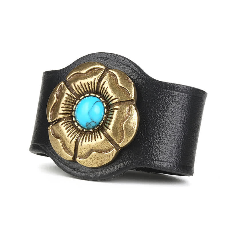 Anello di fissaggio per cintura in vera pelle con decorazione per la vita