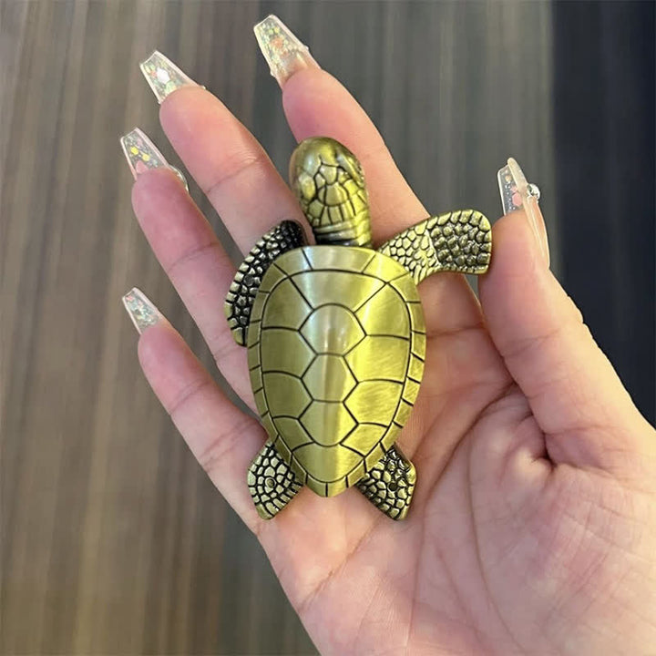 Mini accendino a cherosene ricaricabile a forma di tartaruga carina
