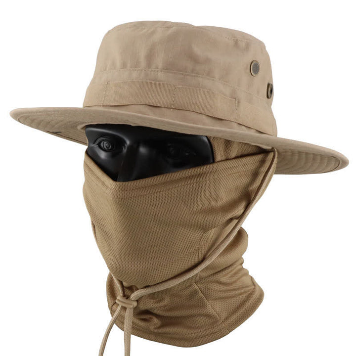 Cappello da pescatore tattico mimetico da uomo, 2 pezzi