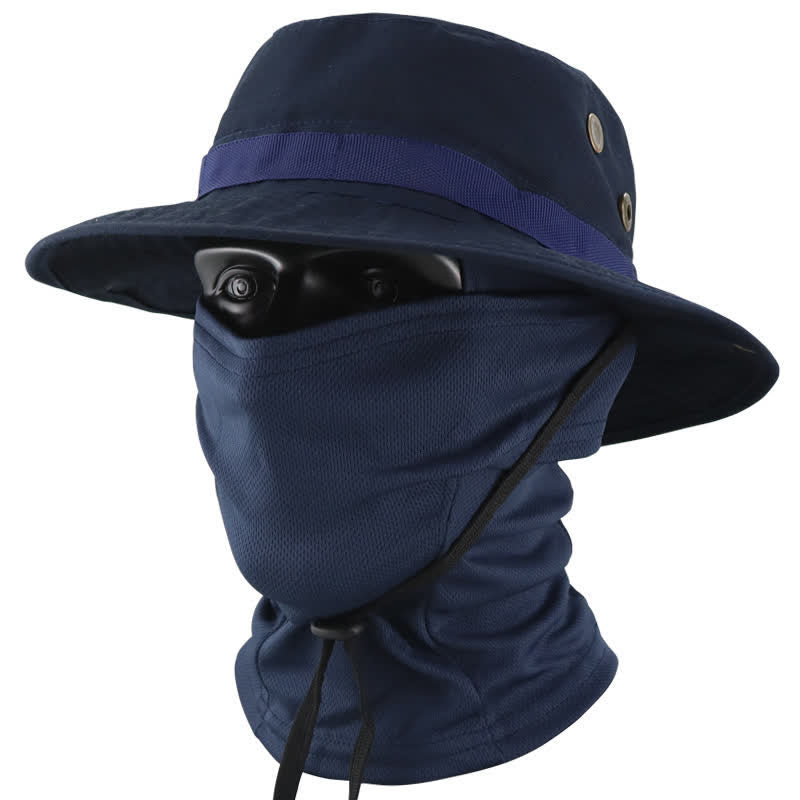 Cappello da pescatore tattico mimetico da uomo, 2 pezzi