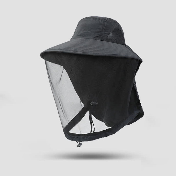 Cappello unisex anti-zanzare con protezione in rete